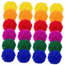 24 Pcs Kickballs Dodgeballs 4 Inches Soft Acrylic Yarn Dodgeballs Playground 