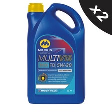 2x MORRIS 5W20 Fully Synthetic Ford Ecoboost Engine Oil C5 Ford WSS-M2C948-B -5L 6.75 per litre