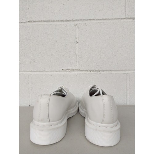 Hommes 4 / Femmes 5 Dr.Martens Original Blanc Pride Ciel Cuir 27522 aw004 Oxford - Photo 3 sur 12