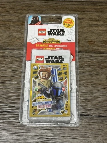New LEGO Star Wars Series 2 Blister Pack w/ Obi-Wan & Jango Fett LE Card