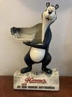 Hamm's Beer Big Bear Drinking Brotherhood Vintage Statue Display Sign 15-1/2"