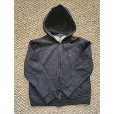 Polo Ralph Lauren Classic Full-Ziip Fleece Hoodie Boys Medium 10-12