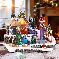 Disney Animated Holiday Village Christmas Holiday Decor Collectible