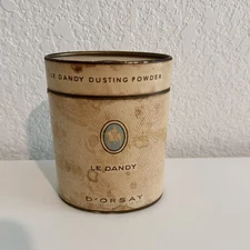 LE DANDY by D'ORSAY Le Dandy Dusting Powder Vintage 1920s Prop ART DECO
