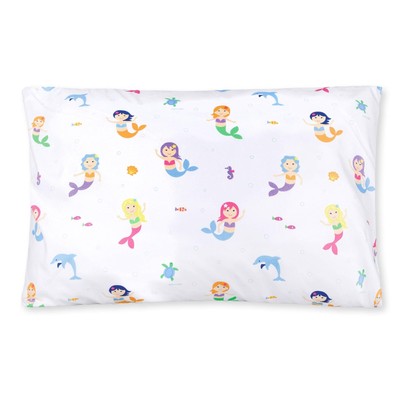 Kids Microfiber Standard Pillowcase   Soft & Breathable Pillow Cover - Mermaids