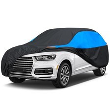 MORNYRAY Waterproof Car Cover All Weather Snowproof UV Protection Windproof