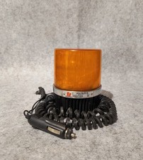Used Federal Signal Fireball 2 Vintage Super Rare Amber Strobe Works Used Federal Signal Fireball 2 Vintage Super Rare Amber Strobe Works