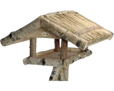 Vogelhaus dobar Futterhaus aus Birkenholz, 46x48x26 cm