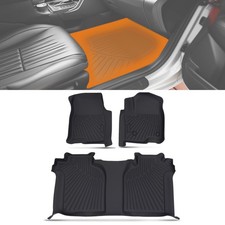 Floor Carpet Mat Liners For Chevrolet Silverado Gmc Sierra 2019-2025 Waterproof