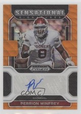 2023 Chronicles Draft Picks Orange Wave Prizm 69/75 Perrion Winfrey Auto 6ks