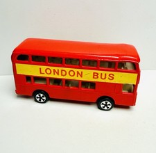 Vintage 1981 Kidco Tough Wheels London Double Decker Tour Bus Diecast