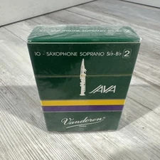 Vandoren Soprano Sax Java Reeds Strength 2, Box of 10