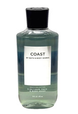 BATH  BODY WORKS COAST MEN'S COLLECTION 3 IN 1 HAIR FACE BODY WASH 10 FL OZ NEW