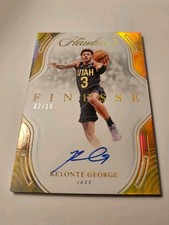 2024-25 Flawless Keyonte George /10 Finesse Finishes Gold SP Auto Mint Signed /1