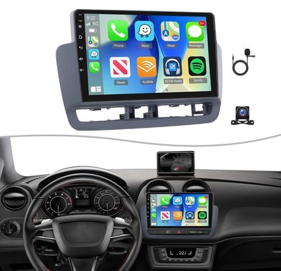 Für SEAT IBIZA 6J 2012-2015 Autoradio Apple Carplay NAVI GPS Android 15.0 Kamera