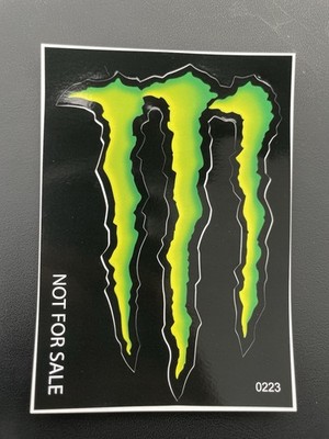 Monster Energy Claw Logo Decal 5 x3.75  LARGE STICKER