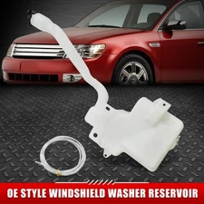 FOR 08-13 TAURUS MKS SABLE WINDSHIELD WASHER FLUID RESERVOIR TANK W/LEVEL SENSOR