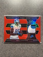 Eric Ebron 2016 Panini Infinity Seasoned Pro Swatches One of One Nike Swoosh