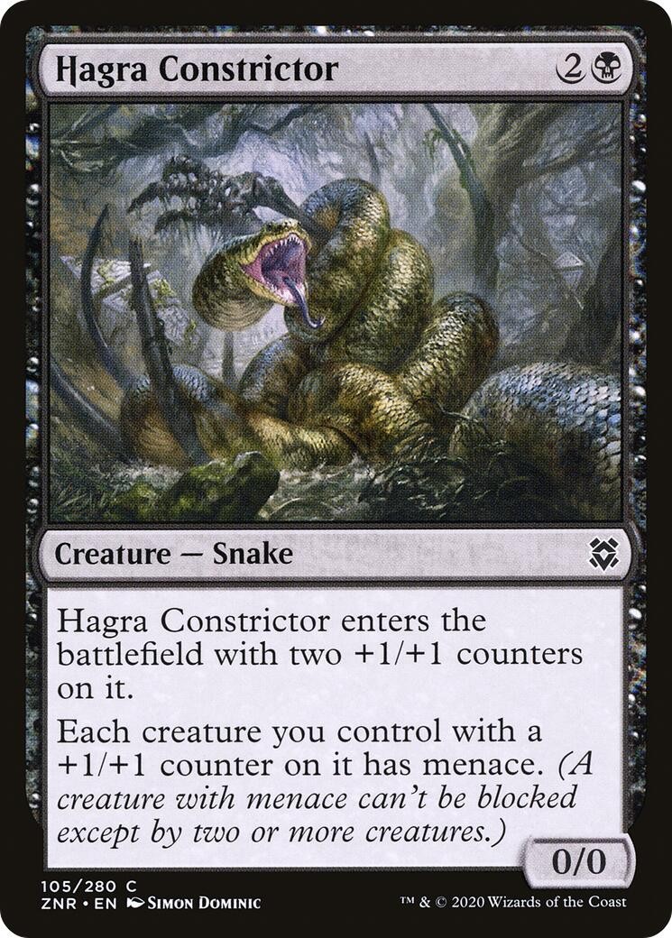NM - Hagra Constrictor ZNR - 105 Zendikar Rising