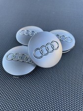 Audi 4x Gray 60 Mm2.36in Wheel Rim Center Hub Cap