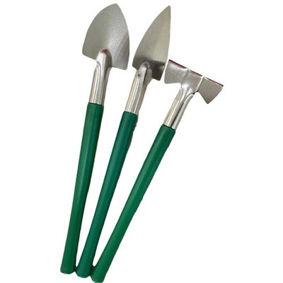 Gardening Tools Kit 3 Pieces Rake Trowel Shovel for Indoor Succulent Plants
