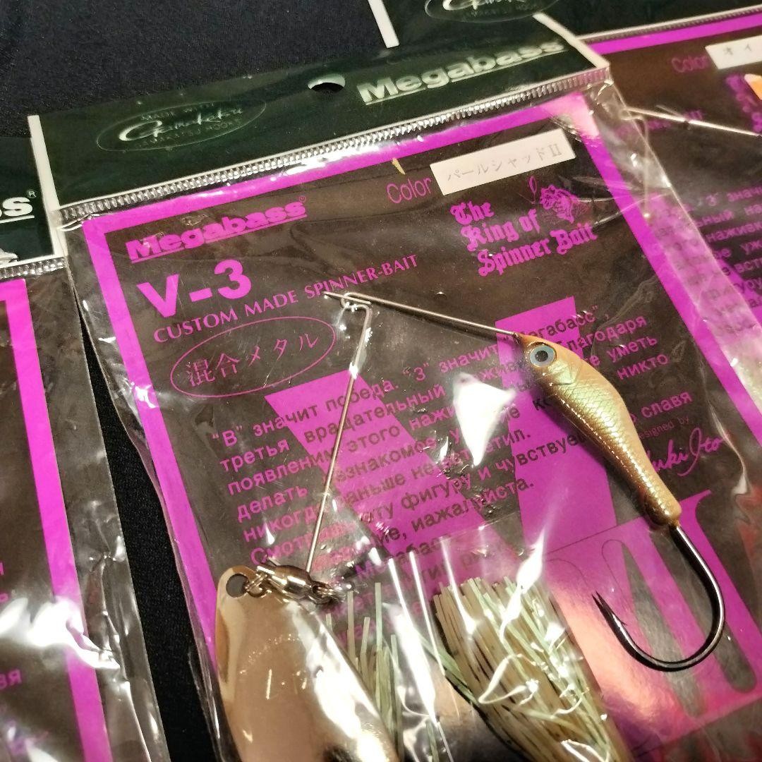 Megabass V-3 Spinnerbait, Brand New, Unused, Set of 4 Japan Import Lure NEW A - Image 3