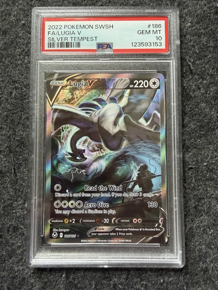 Lugia Pokémon TCG Professional Sports Authenticator (PSA) Grade 10
