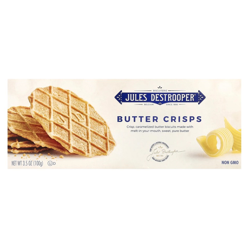 Butter Crisps Cookies, 3.5 oz (100 g)