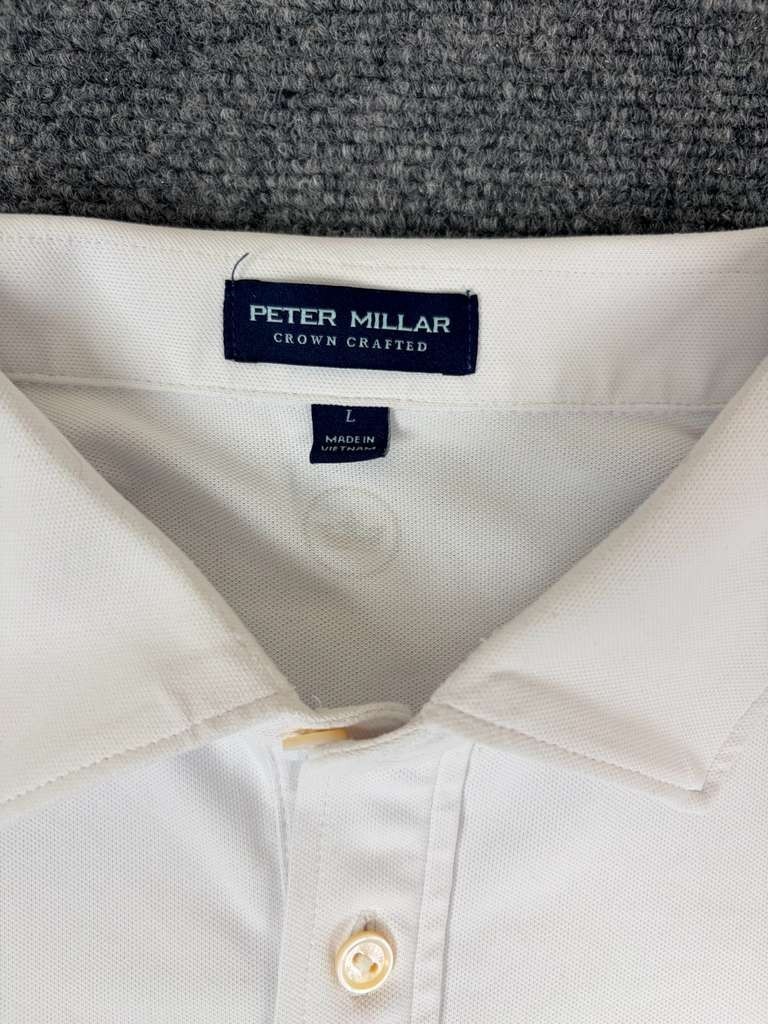 Peter Millar Crown Crafted Large Solid White Perf… - image 2