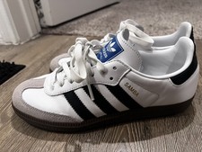 adidas Originals Samba OG Shoes Men Women - White Retro Sneakers B75806