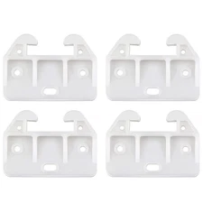 20 Pcs Drawer Guides Plastic Drawer Rail Track Guides Replacement Furniture P...