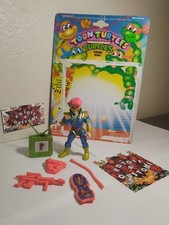  Original 1993 TMNT Ninja Turtles Toon Zak 100% Complete With Card. Very Nice!!