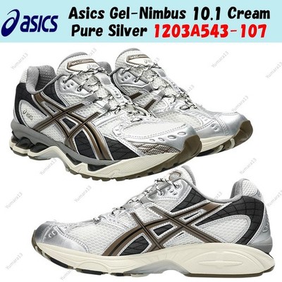 Asics Gel-Nimbus 10.1 Cream Pure Silver 1203A543-107 Herren Gr.
