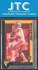 2021 Chronicles Draft Picks Justin Fields Flux Base Silver Ohio State Rookie