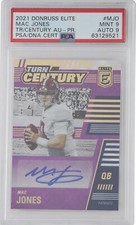 Donruss Elite 2021 Mac Jones Turn of the Century auto trading card #MJO /49