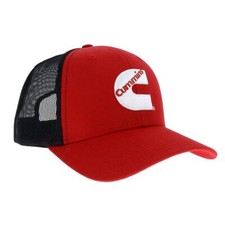 Cummins Diesel Engines Black & Red Snapback Mesh Cap/Hat