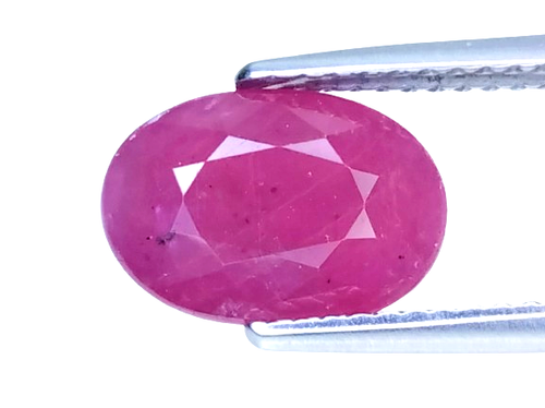 3.79cts Pink red natural ruby oval cut loose gemstones "see video" - Picture 2 of 3
