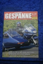 Motorcycle Sidecars No.105 3/08 BMW K 1200 LT Daytona Sidecar Triumph Tiger