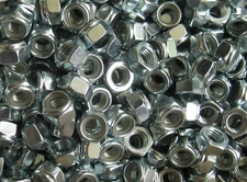 M8-1.25 M8x1.25 M8 x 1.25 Metric Zinc Hex Nylock Lock Nuts DIN 985 Class 8