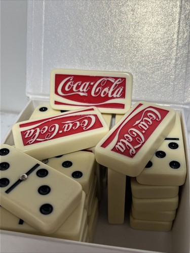 Coca-Cola 1970s Dominoes Set Vintage Rare! A1 - Picture 2 of 7