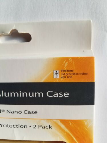 *Brand New* 2pk I-Concepts Aluminum Case for iPod Nano 3rd gen.(Video) 4GB-8GB - Picture 4 of 10