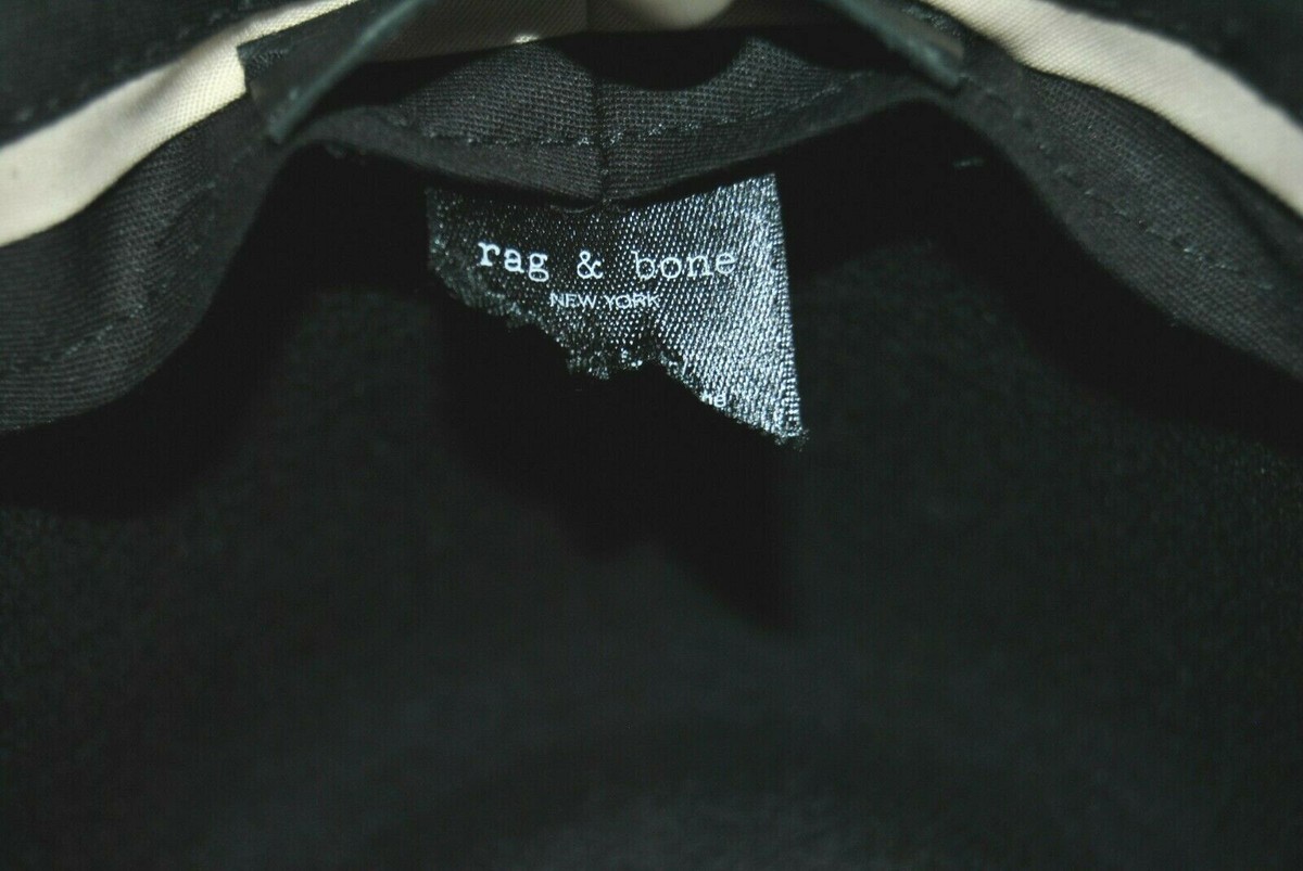 NWOT RAG & BONE Drape Band Wool Trilby Hat Black Women