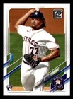2021 Topps #547 Luis Garcia Rookie Card Houston Astros