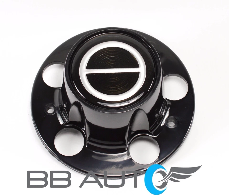 FORD RANGER BRONCO II EXPLORER 4x4 BLACK CENTER CAP HUB SET BLACK SET OPEN NEW - Image 3 of 4
