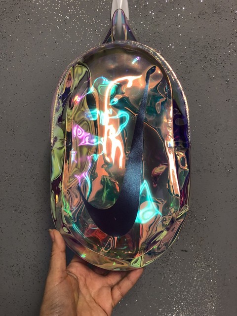 Nike Locker Iridescent Swim Bag Clear 