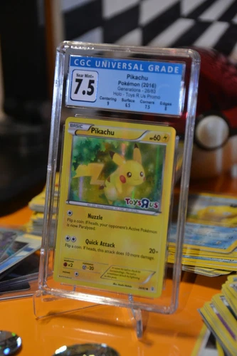Pokemon TCG CGC 7.5 NM+ Pikachu 26/83 Toys-R-Us Promo Generations Subgrade Stamp