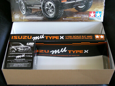 ISUZU タミヤ 1/10 MU ミュー Limited Tamiya 47383 CC01 Isuzu MU Type-X BLACK METALLIC