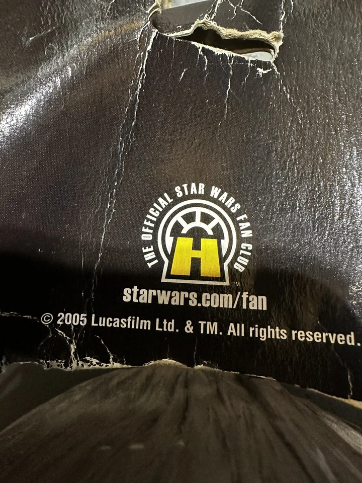 Rubies 2005 Vinyl Chewie Starwars Chewbacca Pullover Full Face Mask Deadstock - Image 3 of 3