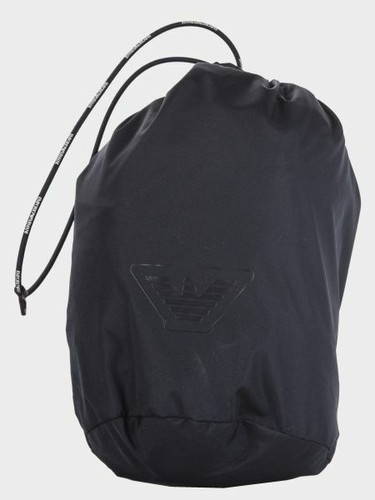 NEW original EMPORIO ARMANI navy Blue hooded jacket windbreaker Size 54 / XL - Picture 7 of 12