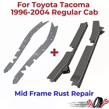Mid Frame Rust Repair & Repair Plate Set For Toyota Tacoma 1996-2004 Regular Cab